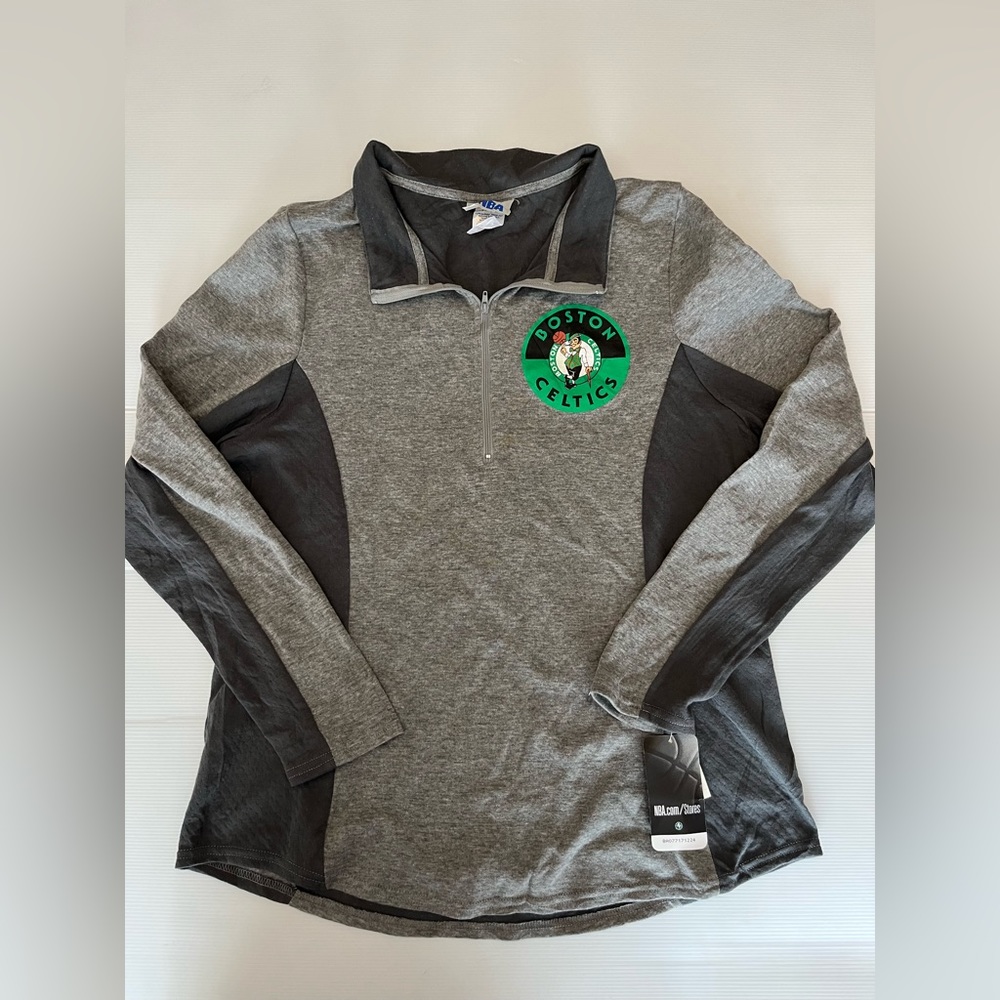Vintage NBA Boston Celtics Jumper Sweatshirt Size XL Light Deadstock NWT - Picture 1 of 8